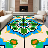 Mosaic Tile Kaleidoscope Foldable Accent (Green) - ODIKA