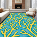 Hawaiian Reef Dreamscape with Starlit Coral(Yellow)