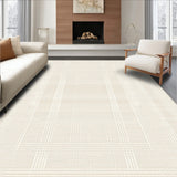Frenshe Interiors by Ashley Tisdale Maru Geometric Grid Area(Beige)