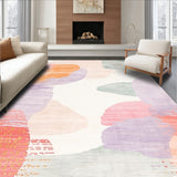 Elegant Pink and Multicolor Watercolor Strokes(Ivory)