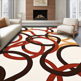 Abstract Swirl Modern Artistic Brushstroke Watercolor(Ivory)