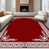 Yuletide Crystal Interlocking Filigree with Gilded Accents(Red)