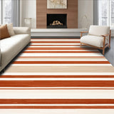 Canyon Stripe Non Shedding Area Modern Beige Patio(Beige)