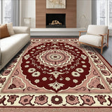 Vintage Distressed Medallion Heritage Tapestry Artisan(Brown)