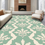 Elegant Faded Damask Heritage Traditional Artistic(Beige)