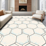 Hexagonal Honeycomb Lattice with Weathered Finish(Blue)
