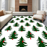 Winter Pine Forest Interlocking Scene(Green)