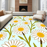 Blossoming Daisy Chain Artistic Floor(White)