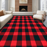 Heritage Cabin Buffalo Check Patchwork Design(Red)