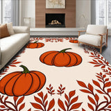 Elegant Farmhouse Pumpkin Patch Decorative Front Entrance(Orange)