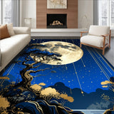 Artistic Sun and Moon(Blue)