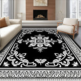 Traditional Paisley Garden with Teardrop Botanical(Black)