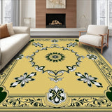 Classic Crisscross Interwoven Medallion Framework Artistic Tapestry(Beige)