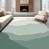 Ethereal Misty Mountain Landscape Artistic Treasure (Green)