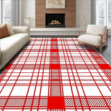 Traditional Tartan Inspired with Distinctive Checked Motif(Red)