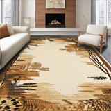 Ultra Soft Area Rug, Non Slip, Stain Resistant, Washable Area Rugs for Living Room, Bedroom, Washable Indoor Outdoor Runner(Beige)