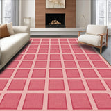 Ultra Soft Area Rug, Non Slip, Stain Resistant, Washable Area Rugs for Living Room, Bedroom, Cowgirl Bathroom Rug Vibrant Pink Non-Slip Design(Pink)