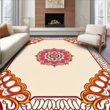 Elegant Prismatic Nouveau Filigree Lattice(Beige)