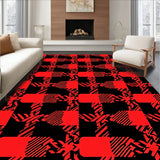 Holiday Festive Plaid with Seasonal Checkerboard(Red)