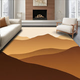 Highland Misty Mountain Peaks Dreamy Enchanted Luxury(Beige)