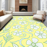 Enchanted Meadow Floral Abstract Luxurious Comfort (Yellow)