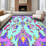 Boho Dreamcatcher with Interlocking and Feather Motifs (Purple)