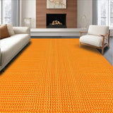 Ultra Soft Area Rug, Non Slip, Stain Resistant, Washable Area Rugs for Living Room, Bedroom, Retro Arch Abstract(Orange)
