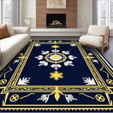 Elegant Frosted Snow Crystal with Radiant Starbursts(Gold)