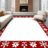 Joyful Winter Wonderland Decorative Flooring(Red)