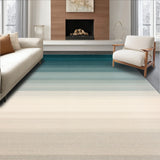 Earthy Ombre Beige Gradient Shaded(Blue)