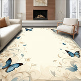 Graceful Floral Accent Design(Beige)