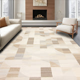 Geometric Beige Indoor Area Neutral Hues(Beige)