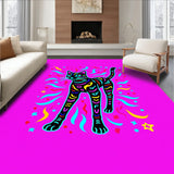 Festive Cat with Twinkling Light Motif and Playful Details(Pink)