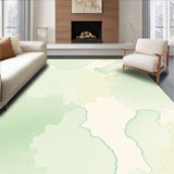 Abstract Watercolor Brush Stroke Artistic Splatter Contemporary(Green)