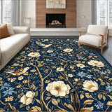 Lush Garden Inspired Motif(Blue)
