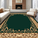 Art Nouveau Flourish Design with Flowing Vine (Green) - ODIKA