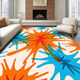 Porto Abstract Watercolor Splash Mediterranean Artistic Flow(Orange)