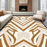 Contemporary with Subtle Tone Variations and Crisp Angles (Brown) - ODIKA