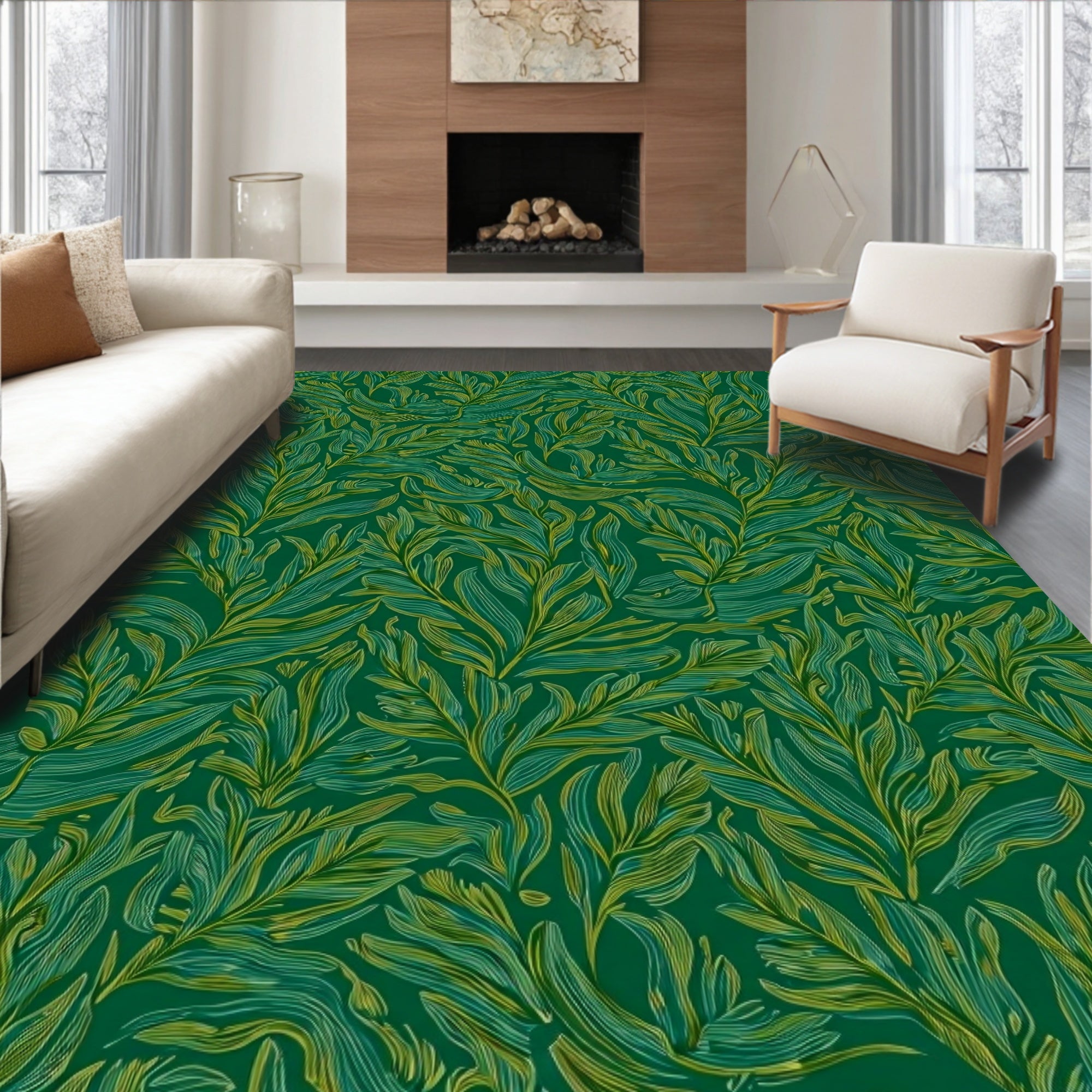 Enchanted Forest Moss Floor with Woodland Vibes (Green) - ODIKA