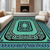 Exotic Bazaar Ancient Mosaic Interlocking Labyrinth(Black)