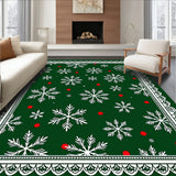 Jolly Snowfall Mistletoe Joyful Celebration Enchanted(Green)