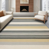 Coffeehouse Collection Subtle Stripe Area for Elegant Spaces(Beige)