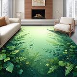 Ultra Soft Area Rug, Non Slip, Stain Resistant, Washable Area Rugs for Living Room, Bedroom, Fluffy Shag Nursery(Green)