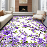 Vivid Pastoral Leaf Motif(Purple)