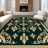 Classical Damask Repeating Flourish with Elegant Scrollwork (Gold) - ODIKA