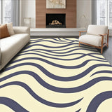 Rhythmic Wave Motif Imogene Fade Resistant Collection(Beige)
