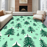 Whimsical Winter Wonderland Snowy Decorative Charm(Green)