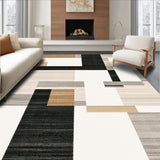 Dark Beige Geometry and Dirt Trapper Design(Beige)