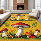 Ultra Soft Area Rug, Non Slip, Stain Resistant, Washable Area Rugs for Living Room, Bedroom, Nature-Inspired Washable Standing Rugs for Home Chefs(Yellow)