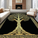 Intricate Norse Nature Motif(Gold)